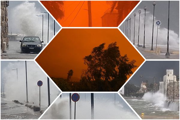 Η κακοκαιρία «Erminio» έντυσε στα πορτοκαλί την Κω – Θυελλώδεις άνεμοι και απαγορευτικό απόπλου