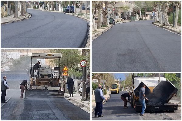 Ολοκληρώνονται σήμερα οι εργασίες ασφαλτόστρωσης στην οδό Μ. Αλεξάνδρου