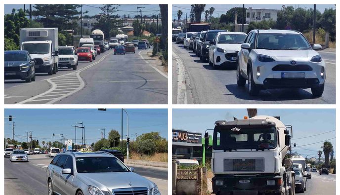 Καθημερινή ταλαιπωρία από το κυκλοφοριακό κομφούζιο στο φανάρι του Συνεταιρισμού