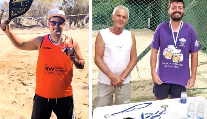 Δεύτερη θέση για τον Γιώργο Πανδή στο Beach Tennis Tournament Χανίων