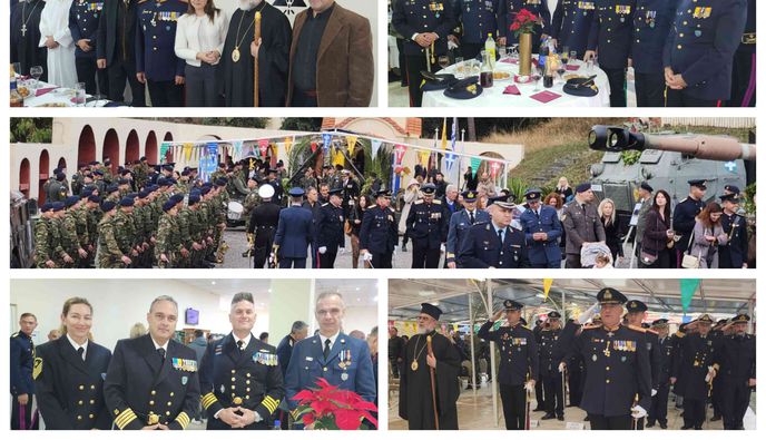 Με λαμπρότητα ο εορτασμός της Προστάτιδος του Πυροβολικού Αγίας Βαρβάρας στην Κω