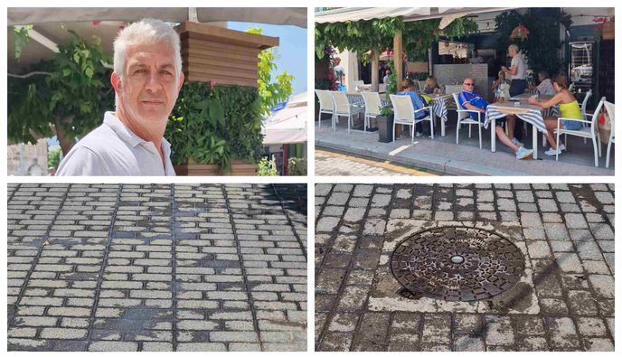 Aγανακτισμένοι οι επιχειρηματίες στην Πλ. Διαγόρα – Υπερχείλισαν πάλι τα φρεάτια, κλείνουν τις μύτες τους από την δυσοσμία οι επισκέπτες