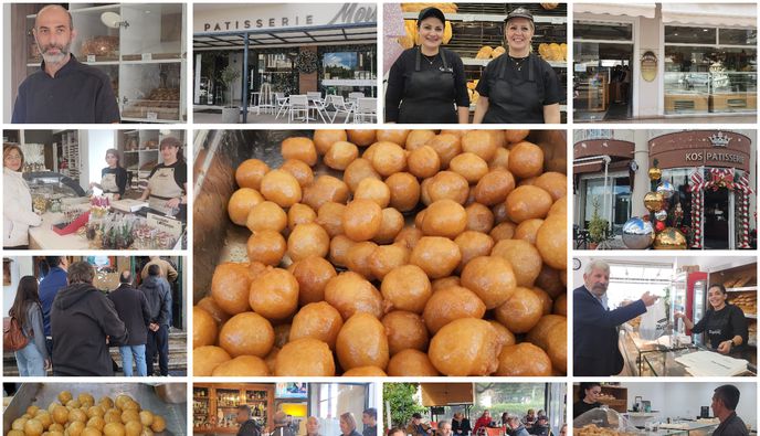 "Ανάρπαστοι" οι λουκουμάδες στα ζαχαροπλαστεία της Κω