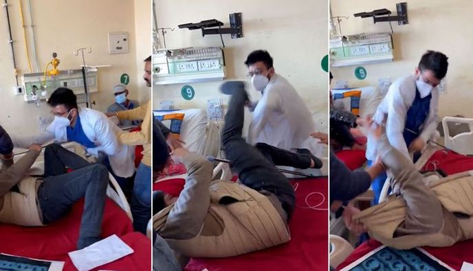 Iνδία: Γιατρός έσπασε στο ξύλο ασθενή επειδή του ζήτησε να μιλάει ευγενικά – Δείτε βίντεο