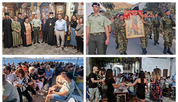 Με μεγαλοπρέπεια ο εορτασμός του Αγίου Νικήτα του Νισυρίου – Εκατοντάδες πιστοί από την Κω έδωσαν και φέτος το παρών