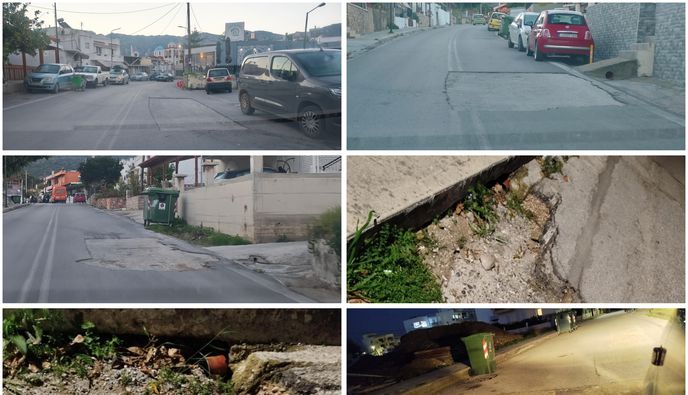 Διαμαρτυρία κατοίκων σε Ζηπάρι, Πυλί και Μαρμάρι για τις ανοικτές λακκούβες μετά από εργασίες της ΔΕΥΑΚ