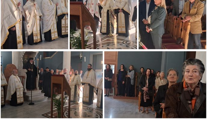 Με λαμπρότητα ο εσπερινός της εορτής του Αγίου Αποστόλου Ναθαναήλ χοροστατούντος του Μητροπολίτη που άγει τα ονομαστήριά του