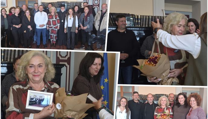 Με συγκίνηση αποχαιρέτησαν φίλοι και συνάδελφοι την κ. Δήμητρα Γιάχου που μετά από 43 χρόνια προσφοράς (21 χρόνια στο Επαρχείο) συνταξιοδοτείται