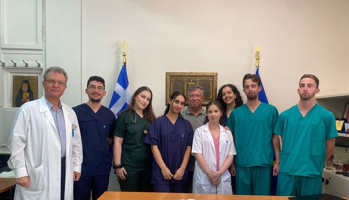 Φοιτητές της Ιατρικής στο Νοσοκομείο Κω για την πρακτική τους εξάσκηση