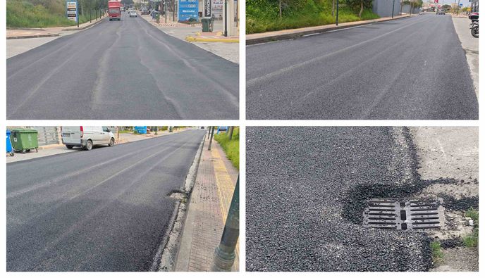 Σ. Παρβέρης: Οι Τ.Υ. του Δήμου θα ελέγξουν τυχόν αστοχίες στο δρόμο Ζηπαρίου