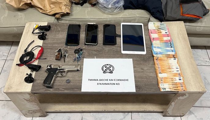 Ελεύθερος ο 62χρονος Πολωνός που συνελήφθη στην Κω για κλοπή (συνολικής αξίας 130.000 ευρώ)