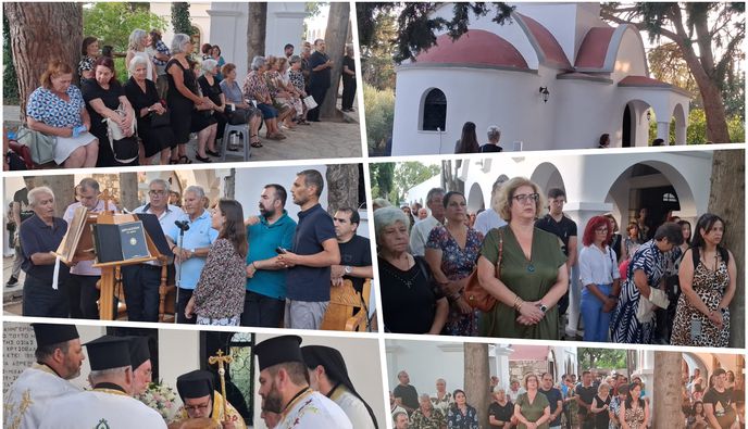 Με ευλάβεια ο εσπερινός της εορτής της Οσίας Ειρήνης Χρυσοβαλάντου στην Ιερά Μονή Αγίου Νεκταρίου 