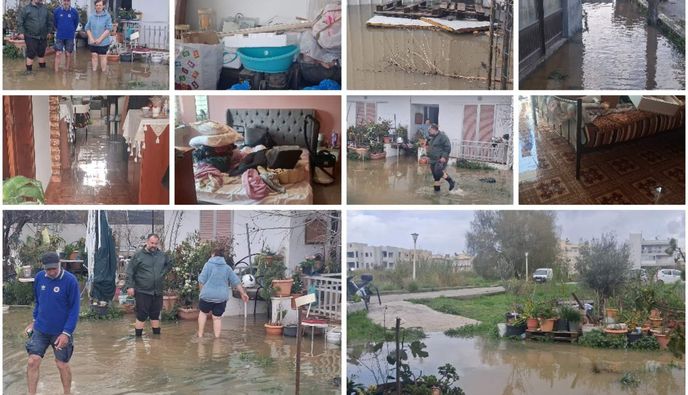 Σε κατάσταση σοκ οι ιδιοκτήτες στην Κω που πλημμύρισαν τα σπίτια τους - Ζητούν αποζημιώσεις