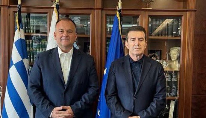 Συνάντηση του Γ. Παππά με τον Υπ. Προστασίας του Πολίτη Μ. Χρυσοχοϊδη