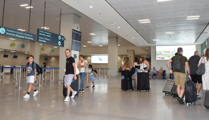 Οριακή αύξηση (0,6%) στην επιβατική κίνηση εξωτερικού τον Ιούλιο για το αεροδρόμιο της Κω