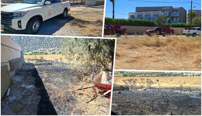 Φωτιά στην Καρδάμαινα - Άμεση επέμβαση της Πυροσβεστικής και του οχήματος πυρασφάλειας του Ομίλου Μήτση 