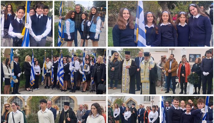 Με λαμπρότητα και συγκίνηση οι εκδηλώσεις από την εκπαιδευτική κοινότητα της Κω για την επέτειο της 25ης Μαρτίου