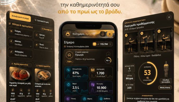 Λαρισαίος δημιούργησε πλατφόρμα προσωπικού AI Coach για άσκηση, διατροφή και οργάνωση της καθημερινότητας