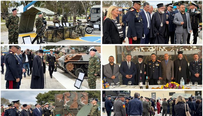 Με επισημότητα και θρησκευτική ευλάβεια ο εορτασμός του Αγίου Γεωργίου στο στρατόπεδο 543 Μ/Κ ΤΕ στην Αντιμάχεια