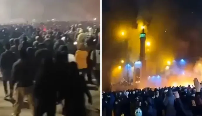 Xάος στο Ιράν: Διαδηλωτές έκαψαν τέμενος και μεντρεσέ στην Τεχεράνη – Σε κρησφύγετο άρον άρον ο Χαμενεΐ