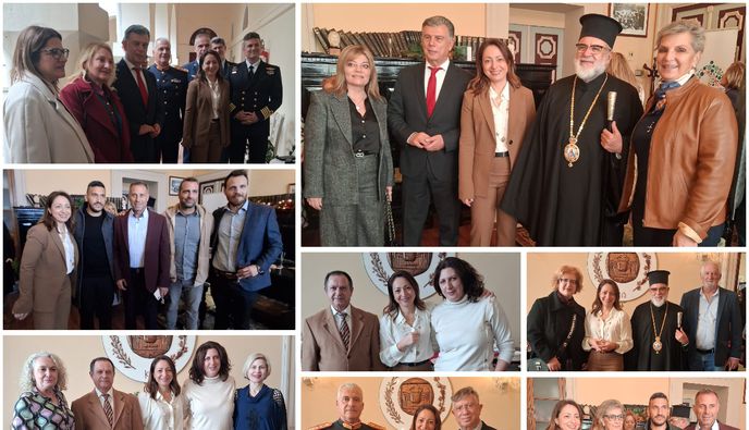 Ανταλλαγή ευχών για τα Θεοφάνεια στο γραφείο της Επάρχου