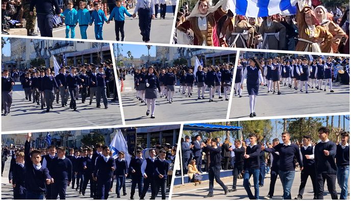 Με εθνική υπερηφάνεια η παρέλαση της 7ης Μαρτίου στην πόλη της Κω