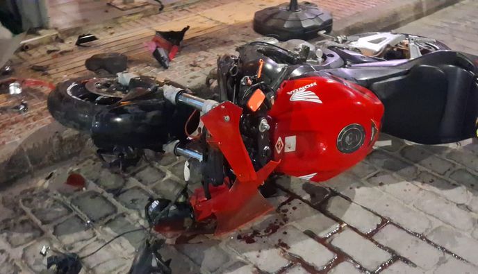 Τροχαίο ατύχημα με τραυματισμό οδηγού μηχανής στο Ζηπάρι