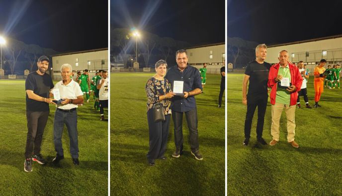 Στιγμές συγκίνησης πριν το ΠΑΟΚ Κω – Ρόδος: Τιμή σε τρεις Κώους που φόρεσαν το «ελάφι»