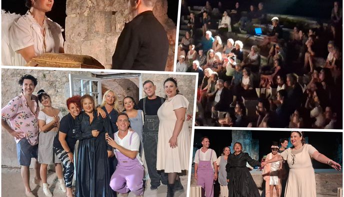 Απολαυστική η θεατρική παράσταση «Σκέρτσα και Παρόλες», στο Ρωμαϊκό Ωδείο Κω