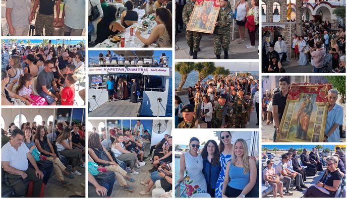 Εκατοντάδες πιστοί από την Κω και φέτος στον εορτασμό του Αγίου Νικήτα του Νισυρίου