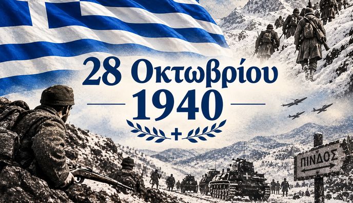 28 Οκτωβρίου 1940: Ημέρα εθνικής υπερηφάνειας και μνήμης – Χρόνια πολλά, Ελλάδα!