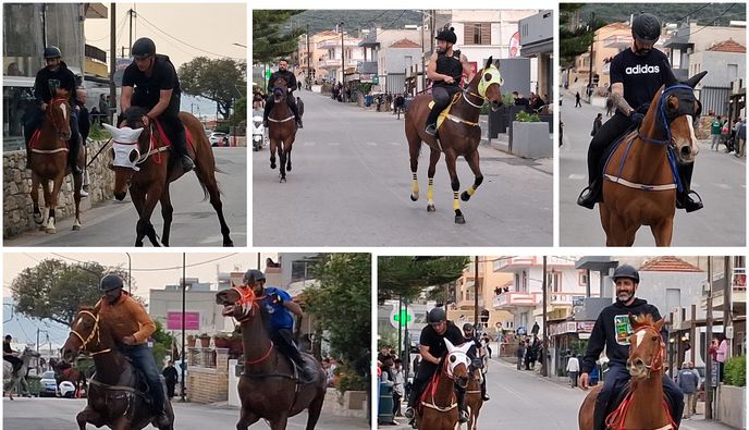 Συνεχίζονται οι "προβες" για την παρέλαση αλόγων στο Πυλί 