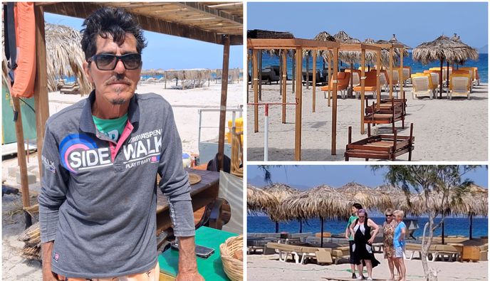 Παραλιούχοι στο Τιγκάκι διαμαρτύρονται για την απομάκρυνση των χημικών τουαλετών 