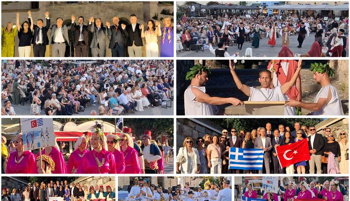 Η Πλατεία Ελευθερίας στην Κω γέμισε με μηνύματα ενότητας και φιλίας