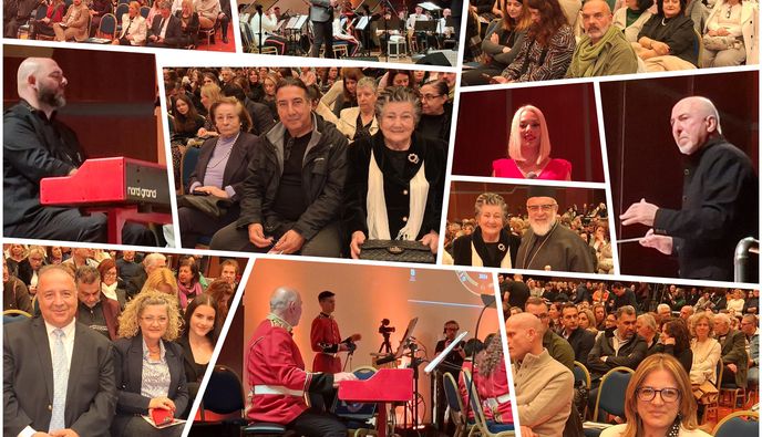 "Μαγευτικό" αφιέρωμα στον Σταμάτη Κραουνάκη από τη Φιλαρμονική Κώων Π. Τσακανιάς