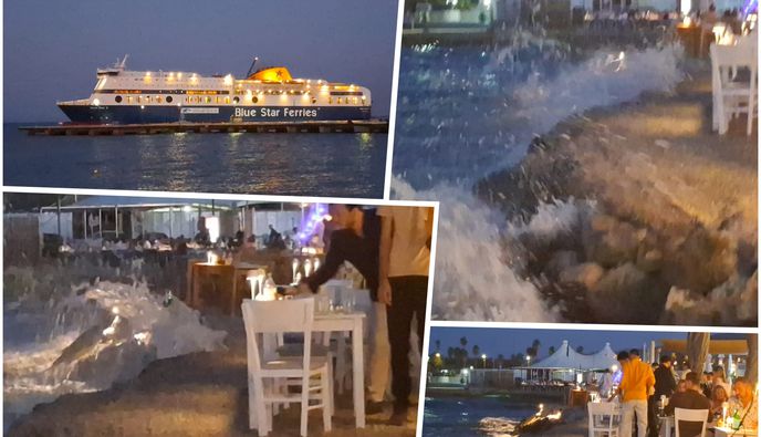 Παράπονα από επαγγελματίες και πελάτες στην Αβέρωφ για τα κύματα από την άφιξη του Blue Star