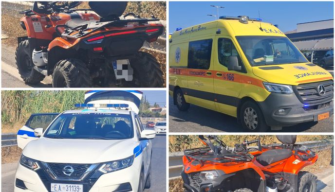 Τροχαίο με ανατροπή «γουρούνας» στον επαρχιακό – Τραυματίστηκε ανήλικος