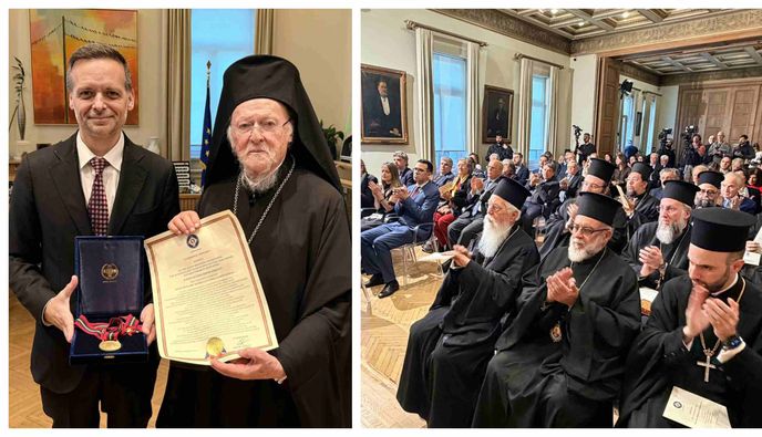 Ο Μητροπολίτης κ. Ναθαναήλ συνοδεύει τον  Oικουμενικό Πατριάρχη στην Αθήνα