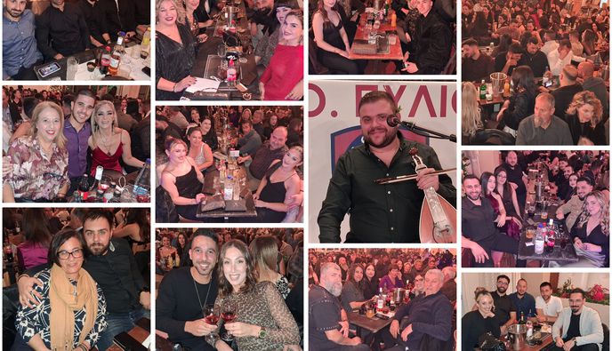 Με πολύ κέφι η εκδήλωση του Α.Ο. Πυλίου με τον Γρηγόρη Σαμόλη στην κατάμεστη "Φαντασία" 