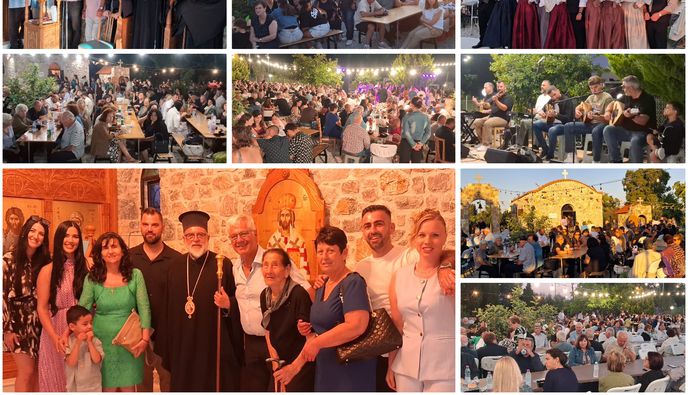 Με μεγάλη προσέλευση ο εορτασμός του Οσίου Δαυίδ στην Αντιμάχεια