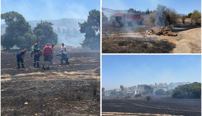 Συμβαίνει τώρα: Mεγάλη κινητοποίηση για φωτιά στο Ψαλίδι