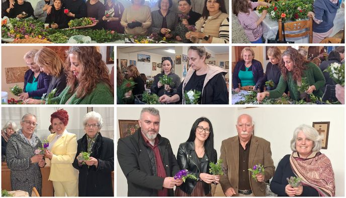 Τις "φούντες" ετοιμάζουν οι ενορίτισσες στις εκκλησίες του Νησιού 