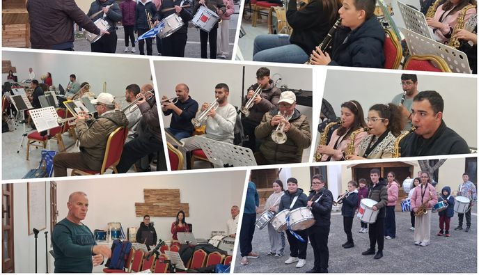 Πρόβες της Φιλαρμονικής Δήμου Κω για τις προσεχείς εμφανίσεις της