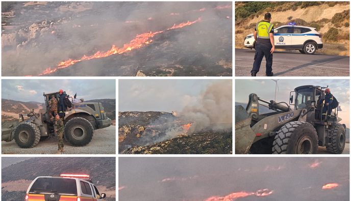 Συμβαίνει τώρα: Μεγάλη φωτιά στο Πυλί