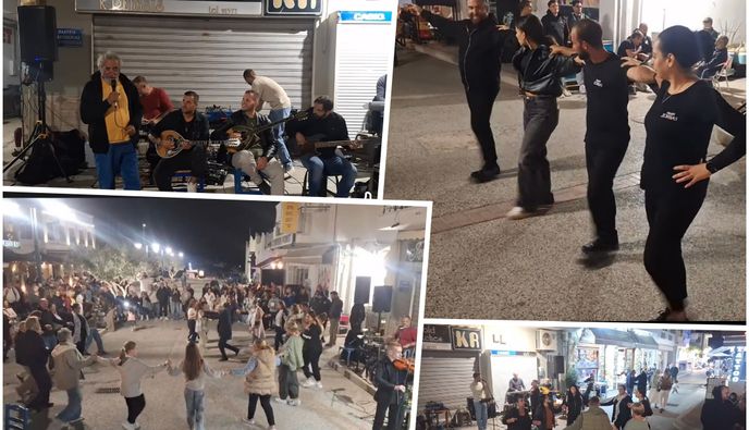 Κέφι και χορός στην Καρδάμαινα στο καθιερωμένο γλέντι για το κλείσιμο της σεζόν 