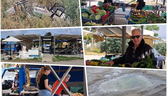 Χωρίς τουαλέτες παραμένει ο χώρος της λαϊκής αγοράς στην Κω