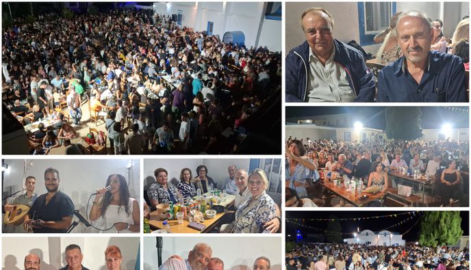 Με πλήθος κόσμου και πολύ κέφι το πανηγύρι της Παναγιάς στην Αντιμάχεια
