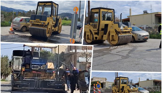 Ξεκίνησε η ασφαλτόστρωση στο Ζηπάρι - Την επόμενη εβδομάδα αναμένεται να δοθεί ο δρόμος στην κυκλοφορία