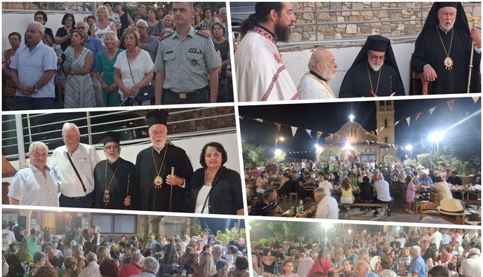 Με μεγάλη προσέλευση το πανηγύρι του Αγίου Κοσμά του Αιτωλού στο Πλατάνι 