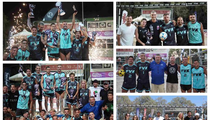 Γκολ, θέαμα και συγκινήσεις στο 1ο Διεθνές Open World Tournament Footvolley - Νικητές οι Ze Moura / Βelinho 